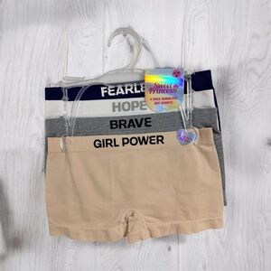 Seamless Boy Shorts - Tan, Gray, and Purple